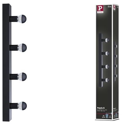 Paulmann 80099 Spiegelleuchte IP44 E14 230V max. 4x40W dimmbar Schwarz