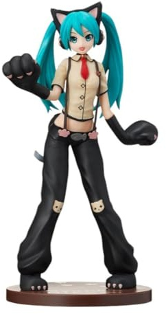 Hatsune Miku Project Diva Arcade Future Tone SPM PVC Statue Hatsune Miku Kitty Cat 23 cm