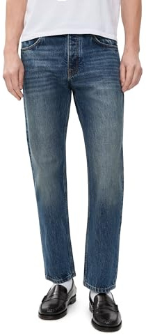 NN07 Men's Sonny Relaxed Straight Leg Jeans 32, Stonewashed, 31