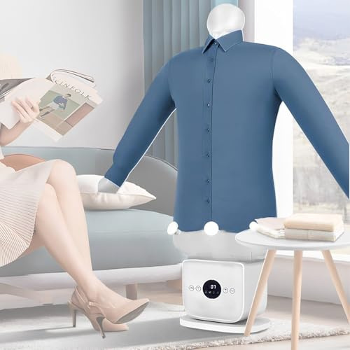 DPLWJPP Plancha Automática con Función de Vapor Secadora de Ropa Portatil Innovadora Máquina de Planchado para Camisas y Blusas Más Suave Que la Secadora y la Plancha