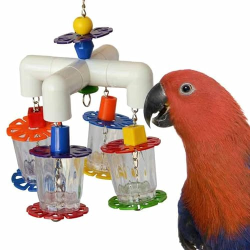 Super Bird Creations 12 par 17,8 cm 4 Way Forager Jouet pour Oiseau, Grande