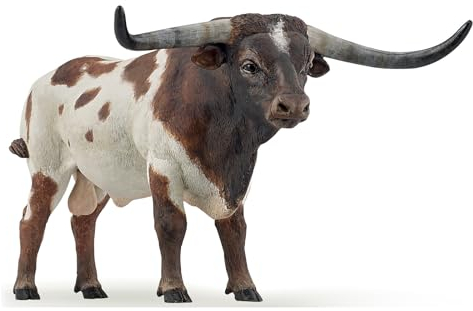 Papo 51156 - Longhorn Stier, Spielfigur