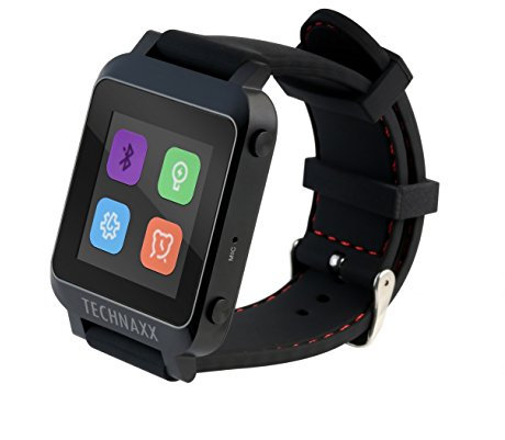 Technaxx TX-26 Smart Handy-Uhr (3,9 cm (1,5 Zoll) Display, Bluetooth)