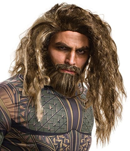 Rubie's 34595NS Teil 1-D C Official DC Justice League Aquaman, Set aus Perücke und Bart, Herren, 0, Einheitsgröße Halloween