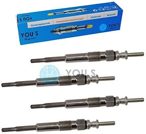 4 Stück YOU.S Original Glühkerzen für 106 mm Spannung: 5 V - 12237786869