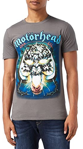Motorhead Unisex T-Shirt: Overkill (Charcoal Grey)