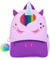 Harry Bear Einhorn Rucksack Und Pom Pom Schlüsselanhänger | Regenbogen Rucksack | Mädchen Rucksack | Schul Rucksack | One Size Lila