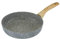 EURONOVITA' SRL Padella Rivestimento Pietra VULCANICA 18 CM con Manico in Legno