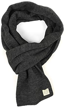 Blend BHScar Herren Schal Winterschal Feinstrick Unisex Onesize, Größe:ONE SIZE, Farbe:Charcoal (70818)