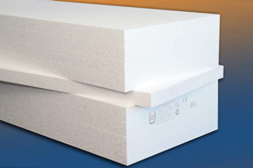 Styropor Platten Dämmplatten Dämmung 30 mm - 8 m2 / Paket - EPS 035 100 kpa druckfest Estrichdämmung - Versand in Kartons -