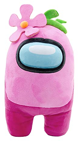 Plüschtiere Offizielles Produkt von Among Us - Rose mit Blume - Super Soft Qualität