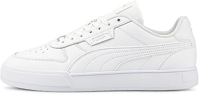 PUMA Unisex Caven Dime Gymnastikschuhe, Weiß Silber, 45 EU