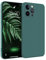 MyGadget Cover per iPhone 12 Pro Max - Custodia Protettiva in Silicone Morbido – Case TPU Flessibile - Ultra Protezione Antiurto & Antiscivolo Verde Oliva