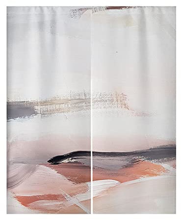 Surwin Japanischer Stil Türvorhang, Japan Noren Ölgemälde Raumteiler Tapisseri Leinen Lang Vorhänge Partition Gardinen Tür Vorhang Tapisseri für die Türdekoration (90x200cm,Hell Orange)