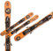 Snowblades Woody 99 cm + Tyrolia Sicherheitsbindung Bladefun Ski Kurzski