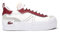 Lacoste Damen 46cfa0012 Sneaker, Wht Burg, 39 EU