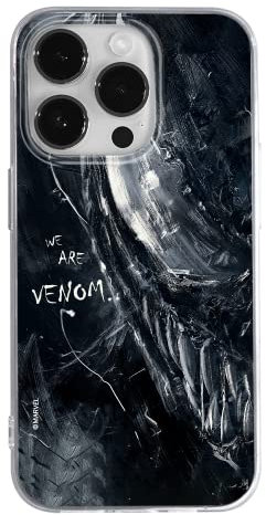 ERT GROUP mobile phone case for Apple Iphone 14 PRO MAX original and officially Licensed Marvel pattern Venom 006 optimally adapted to the shape of the mobile phone, case made of TPU