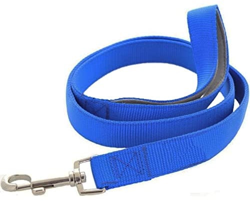 Dog Lead 1.2M BLUE Lead For Dog Puppy Lead Nylon Long Dog Leash Pet Dog Nylon Leash Rope Lead Slip Dog Training Leash 1.2M/2.5cm HTUK