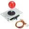 PATIKIL Ball Top Game Joystick Classic 4-Way Adjustable Competition Style Self-Reset Red with Harness for Gaming Cabinet Button Kit