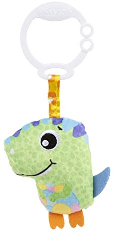 Playgro KW-Anhänger Dino - Kinderwagenanhänger - Kinderspielzeug - Anhänger - Kinderwagen - Kinderwagenkette - farbig