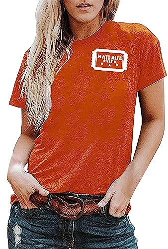 Gemusterte Damen Bluse Damen-T-Shirts mit kurzen Ärmeln, Buchstaben-Aufdruck, O-Ausschnitt, lässige T-Shirts, lockere Oberteile Ohrringe Ringe Silber
