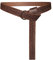 HiiFeuer Mittelalterlicher geprägter PU-Leder-O-Ring-Gürtel, Retro-Renaissance-Rittergürtel (Braun D)
