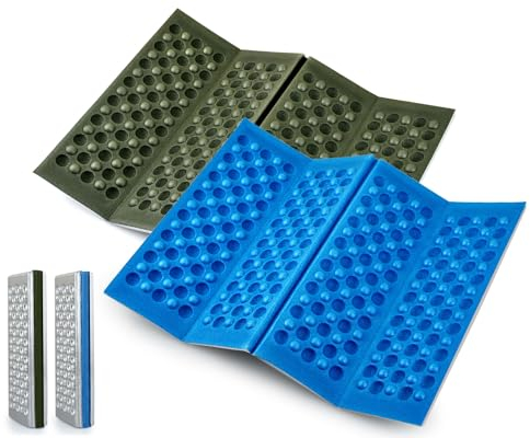 ds. distinctive style Sitzkissen Wandern, 2-teiliges tragbares Camping-Aluminium-Folien-Schausitzkissen für den Außenbereich