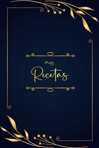 Mi Cuaderno de Recetas: Recetario de cocina para escribir 100 recetas de tus platos favoritos en este libro en blanco - tamaño similar a A5 - 02