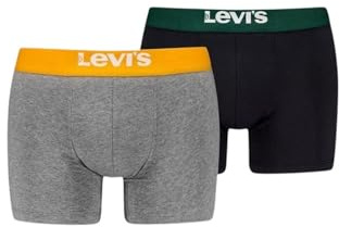 Levi's Herren Boxer Bodywear, Grey Black Combo, M