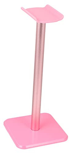 DOITOOL 1pc Headphone Headset Stand Headphone Rack Gaming Headset Holder Desktop Headphone Hanger Metal Headphones Stand Show Rack Tabletop Headset Holder Pink Abs Earphone Headphone Stand