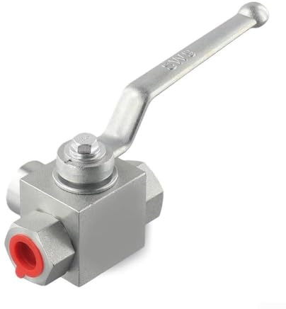 SPORTARC Hydraulischer 3-Wege-Hochdruck-Kugelhahn aus Karbonstahl, 7250 PSI (NPT 7,6–20,3 cm)
