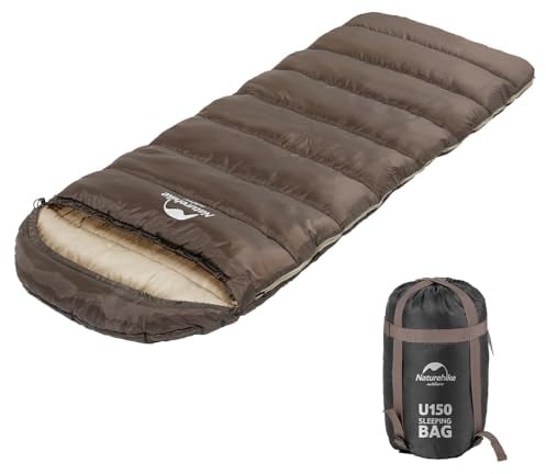 Naturehike Deckenschlafsack - Sleeping Bag, 7°C warmes und kühles Wetter -leicht, Jugendliche und Erwachsene zum Wandern, Rucksackreisen und Campen