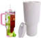 TOEECY Stanley Cup Accesorios Bandeja Sección Interior Taza Separador de Bebidas 2 en 1 Sección Caliente y Fría Popote Insertible para Fiestas Ocio al Aire (Beige)