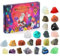 Adventskalender 2024 Kinder Weihnachten 24 Natural Rock Mineral Crystal Collection R1c2 Mädchen Weihnachtskalender Countdown für Jungen