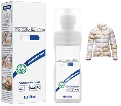 Dry Foam Cleaner for Clothes,Dry Care Stain Remover For Clothing,Dry Clothes Cleaning Spray,Dry Spot Cleaner For Clothes,Dry Foam Cleaner,Dry Foam Cleaner Stain Remover,100ML