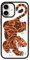 CASETiFY Compact iPhone 16 Plus Case [Lightweight / 4ft. 2X Military Grade Drop Protection/Slim] - Fierce Tiger - Clear Black
