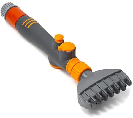 Pool Filter Cleaner Spa Cartridge Cleaner, 9 cm Hot Tub Filter Cleaner Brush with Adapter, Handheld Filters Cleaning Wand Removes Dirt Debris for Aquariums, Pools and Spas