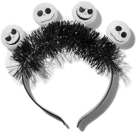 Disney Serre-tête lumineux Jack Skellington L'Étrange Noël de monsieur Jack Skellington