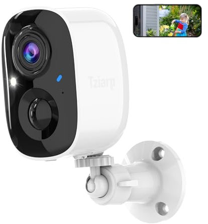 Security Camera Wireless Outdoor,FHD 2K Outdoor/Indoor WiFi Wireless Camera,Outside Battery Cameras For Home Security,Motion Detection,IP65 Weatherproof,2-Way Talk,Color Night Vision,Cloud/SD Storage