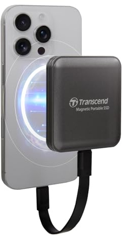 Transcend USB20Gbps Magnetic Portable SSD TS1TESD420C