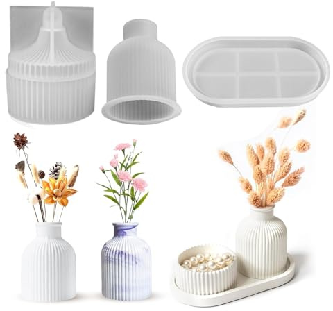 Flower Pots Concrete Oval Tray Silicone Molds Storage Box Dish Gypsum Vase Concrete Mold Plaster Epoxy Resin Cement Clay Storage Box Mould