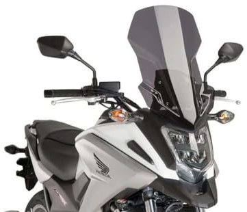 Puig 8910F Touring Windscreen improved wind protection, Dark Smoke