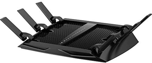 Netgear X6 Nighthawk R8000 WLAN Router AC3200 (Tri-Band, bis zu 3200 MBit/s, Abdeckung bis 200 m² & 50 Geräte, 4x 1G LAN- & 2x USB-Ports, inkl. 30 Tage Circle Kinderschutz & Armor Cyber-Security)