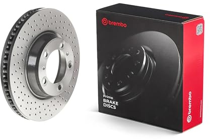 Brembo 09.5875.11 - Bremsscheibe mit UV-Lackierung (1 Bremsscheibe pro Verpackung) - Vordere | Kompatibel mit: PORSCHE 911, 911, 911 Cabriolet, 911 Cabriolet, 911 Targa