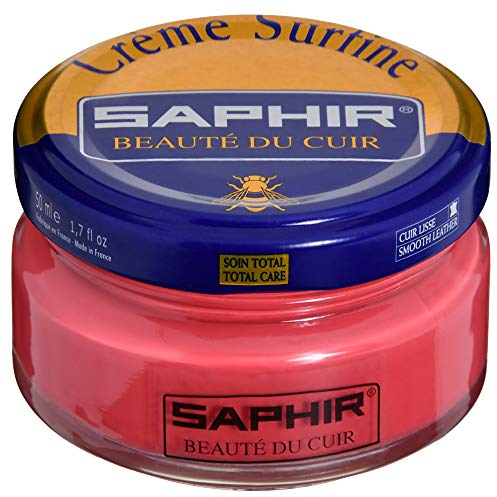 Saphir Cirage Surfine pour Chaussures, Rouge Corail, 50 ml , 1 Unité