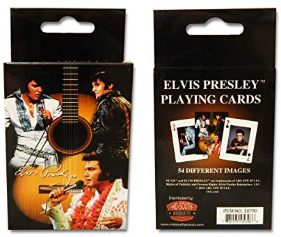 Midsouth Products Spielkarten Elvis-Motiv