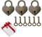 3 Stück Antik Vintage Herzform Mini-Vorhängeschloss mit 6 Stück Schlüssel Set,Nostalgie Weinlese-Antike-Art Herz Klein Vorhängeschloss für Tagebuch Liebesschloss Partei Geschenk, Dekoration