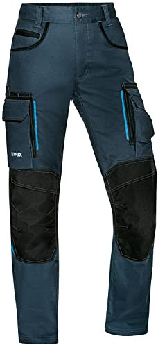 Uvex Tune-up Pantalon de Travail Long pour Femme – Pantalon Cargo avec Poches aux Genoux - Bleu - 52