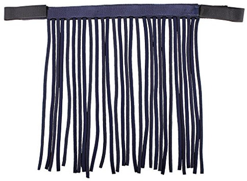 ARBO-INOX - Fliegenfransen - einfach - farbig - mit oder ohne Ohren (Pony, Blau)