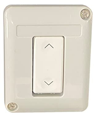 Paramount 26 Black Rocker Switch - Up/Down/Flick Switch for Roller Shutter Doors